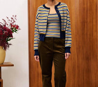 Frnch - Amande Stripe Cardigan