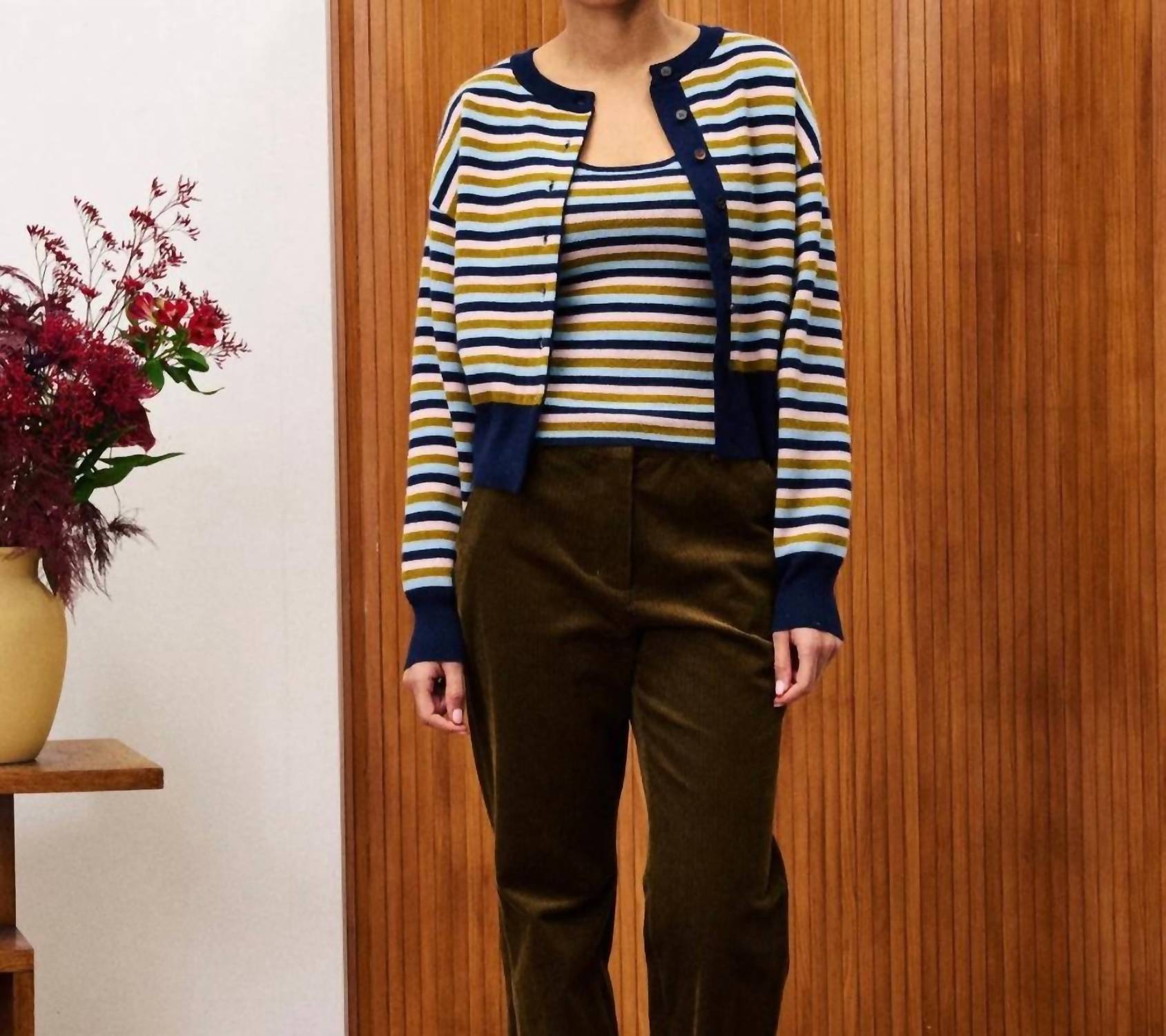 Frnch - Amande Stripe Cardigan