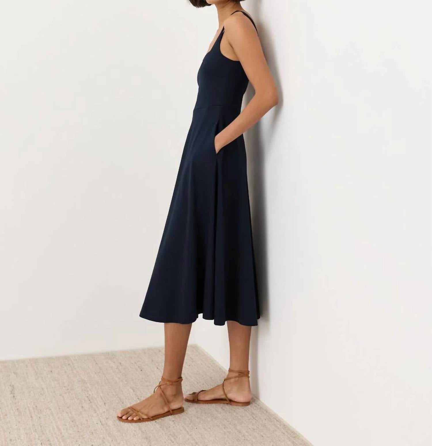Pact - Fit & Flare Square Neck Dress
