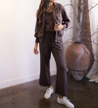 P.Cill - Lila Butter Modal Bomber Jacket