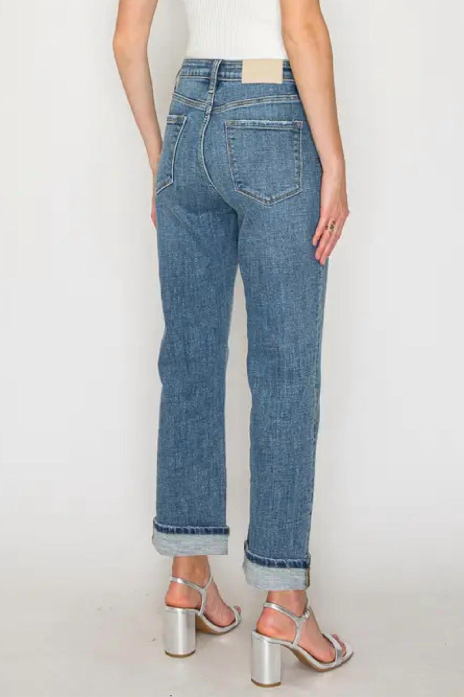 Artemis Vintage - Tummy Control High Rise Slim Straight Jeans