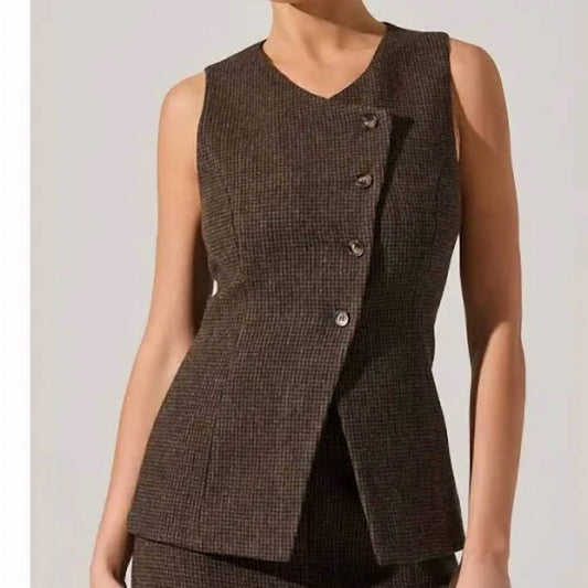 Astr - Sonja Asymmetrical Vest