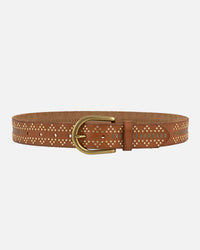 Amsterdam Heritage - Women's Elora Leather Studded Belt