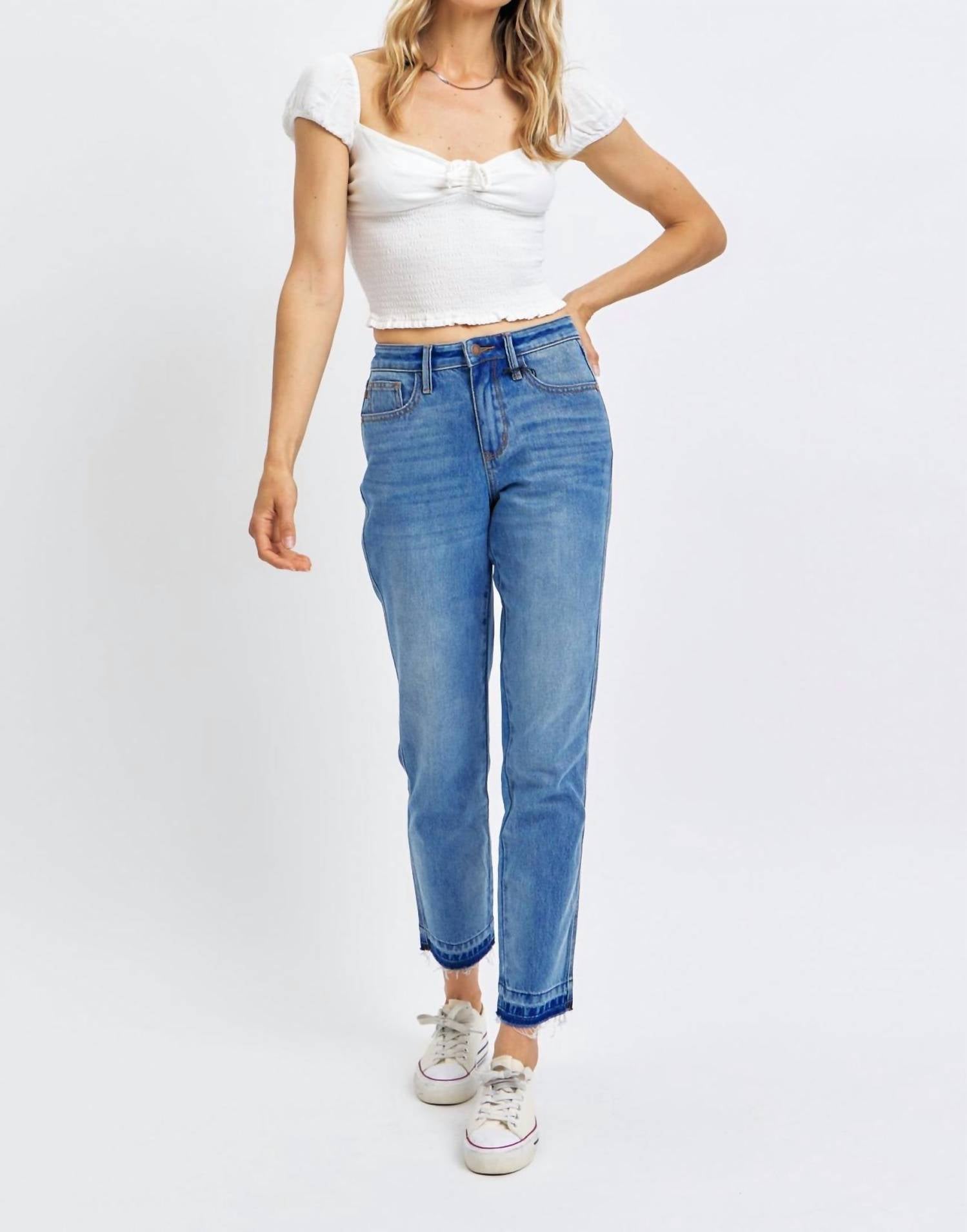 Judy Blue - Rigid Magic Release Hem Boyfriend
