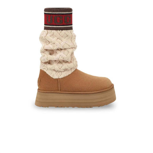 Ugg - Women's Classic Sweater Letter Boot