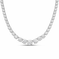 Diana M Jewels - Women's Round Lab-Grown Diamond Pendant Necklace (110.00 Ct) - Signature