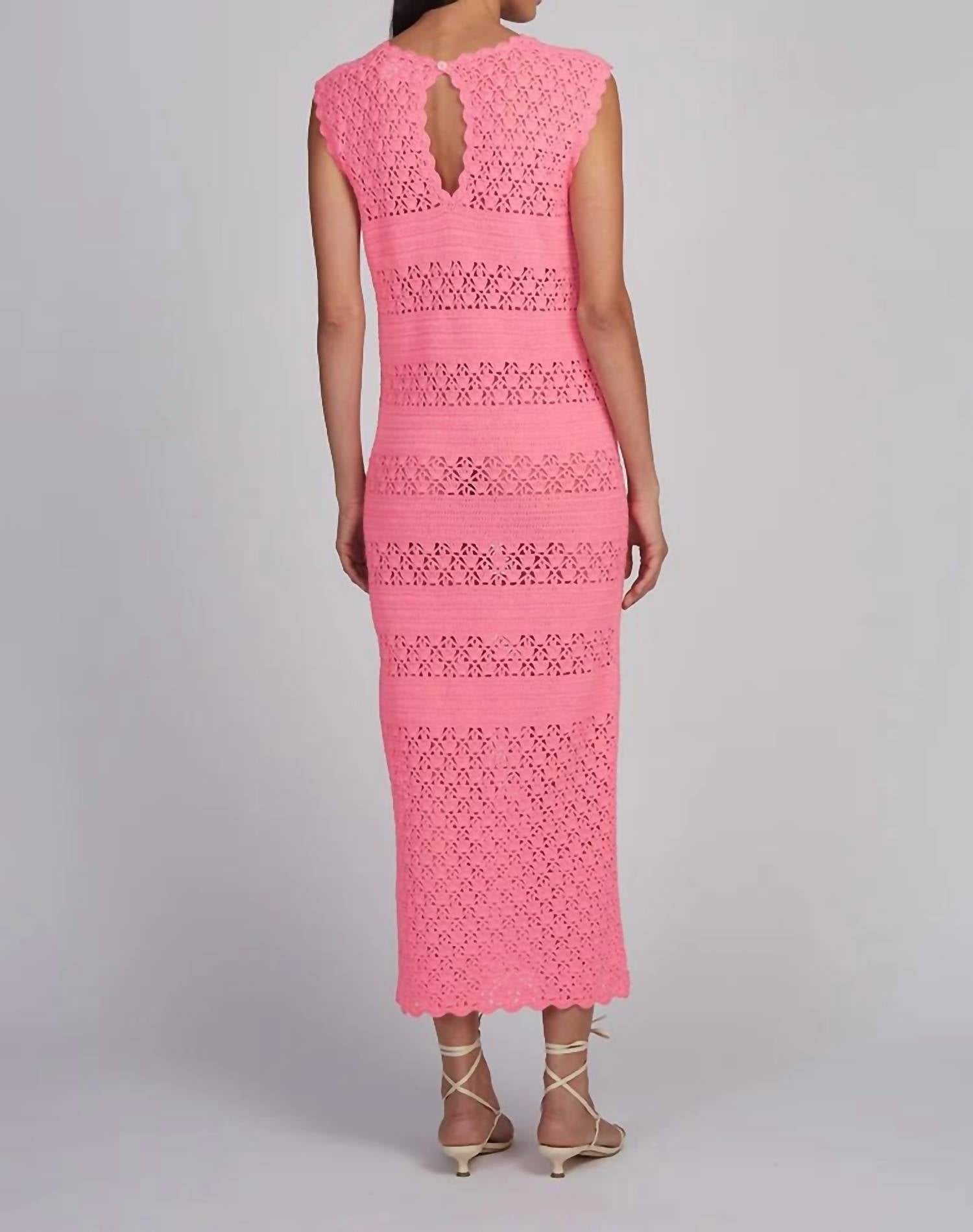 Eleven Six - Cotton Crochet Midi Dress