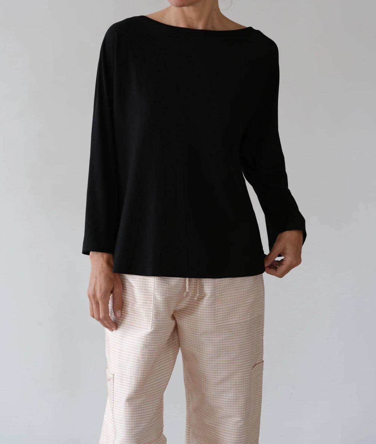 Donni. - Jersey Relaxed Boatneck Tee