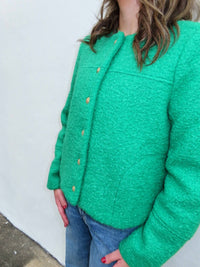 Thml - Button Up Boucle Jacket