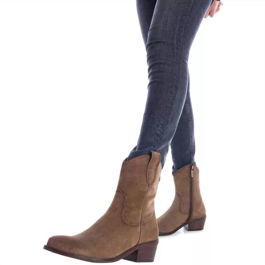 Xti - Women's Italian Western Leather Booties
