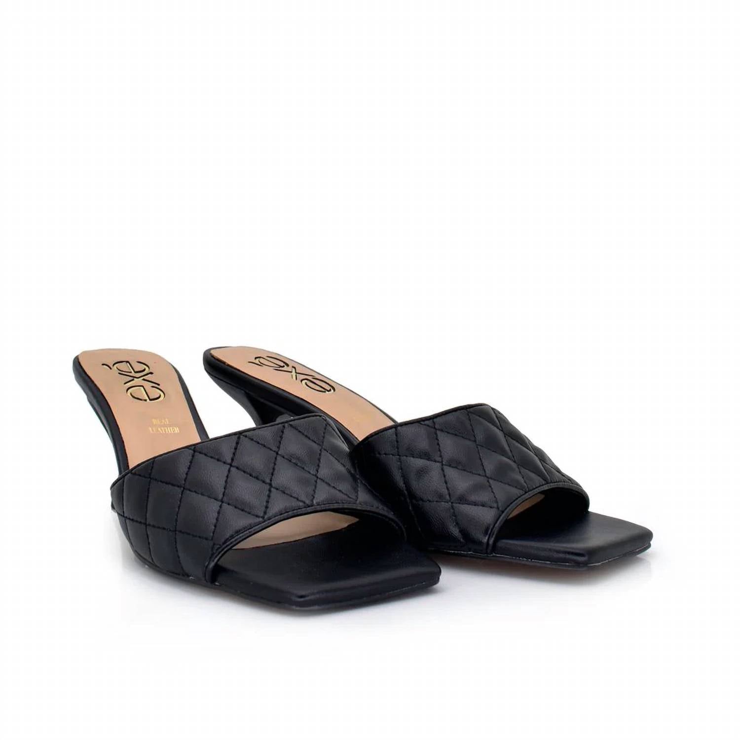Exe - Women's Quilted Slide Mule
