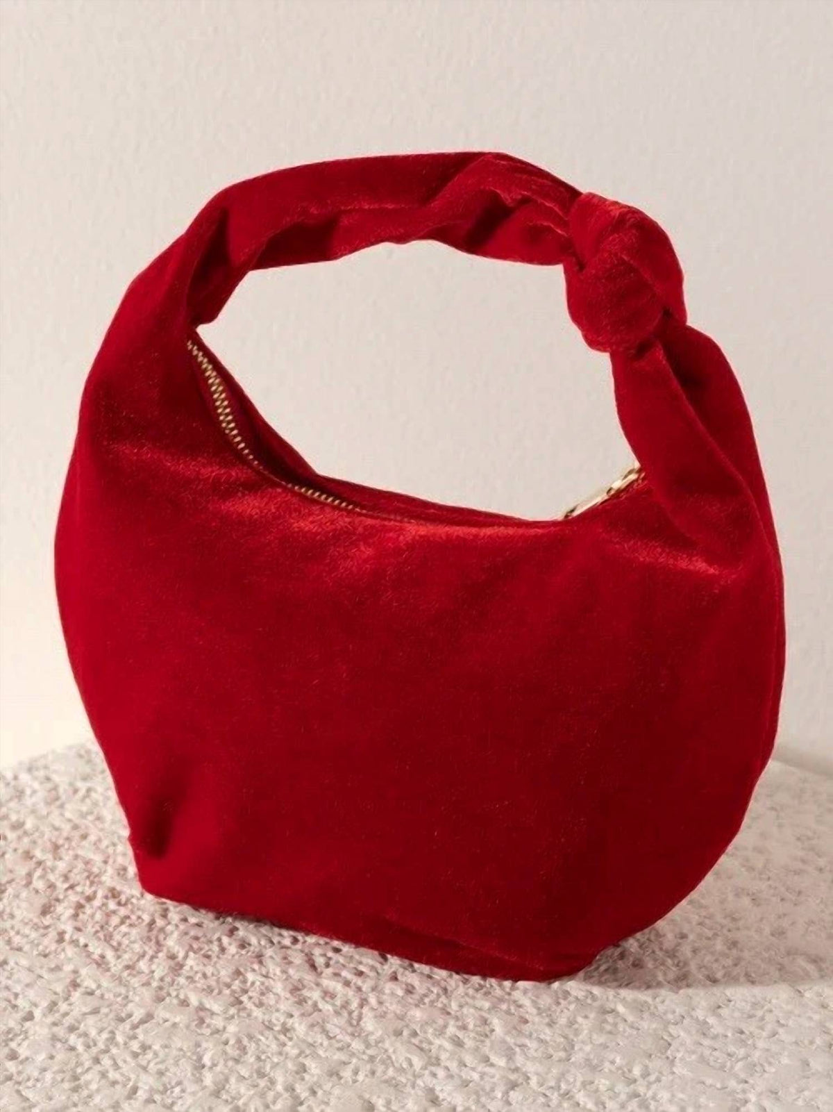 Shiraleah - Women's Chrissy Knotted Velvet Bag