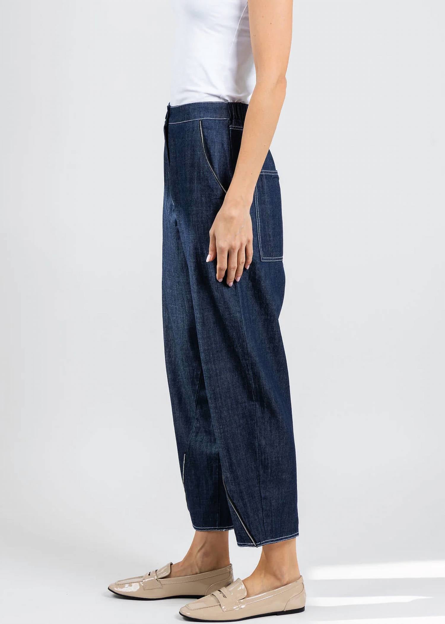 Ozai N Ku - Crop Straight Pants