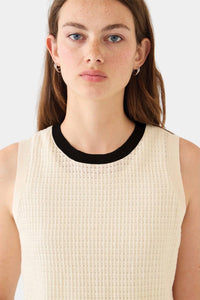Demylee New York - Women's Issa Waffle Pointelle Cotton Top