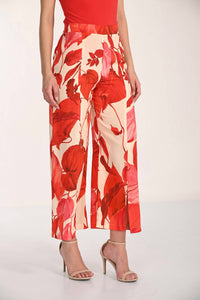 Frank Lyman - Floral High-waisted Trousers