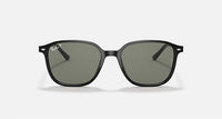 Ray Ban - Leonard Small | 2193 901 - 58 | 51 | Black | Green | Polarized Sunglasses Rb2193 901/58