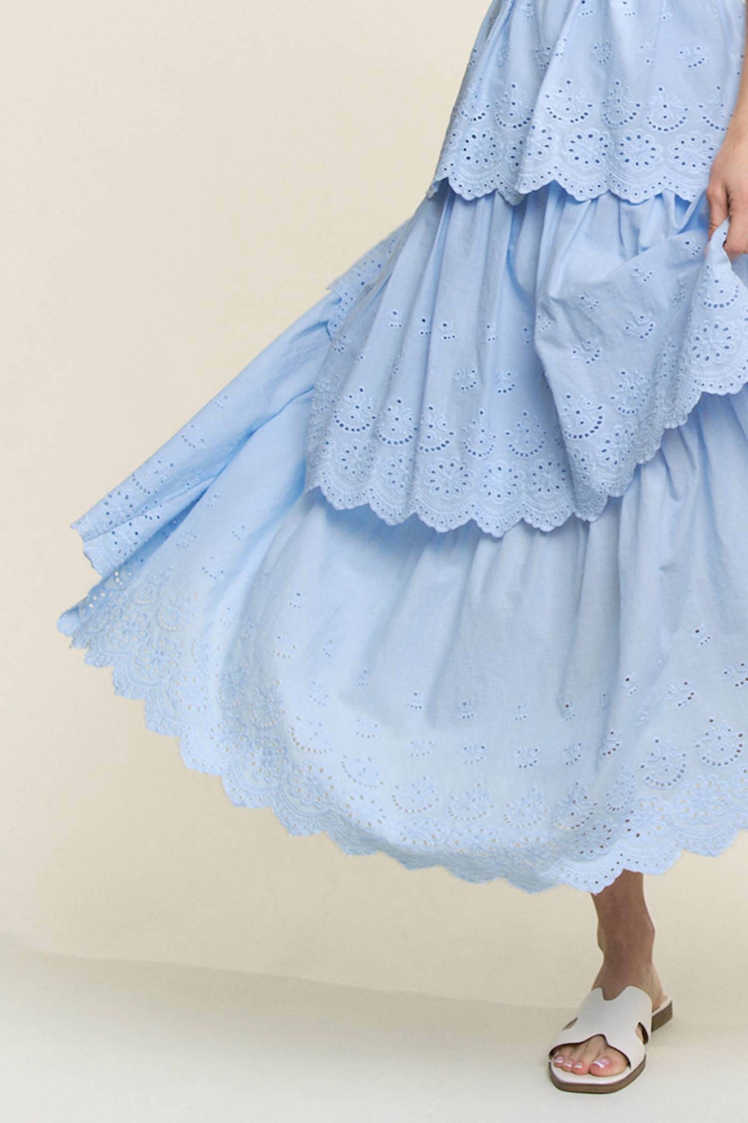 Hersy - Women's Bluebell Eyelet Set