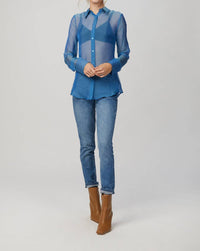 CHIFFON SLIM SHIRT