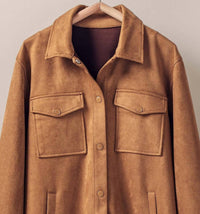 Trend:Notes - Women's Faux Suede Shacket
