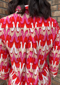 Boho Chic - Chevron Button Up Shirt