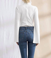 Lena - Marilyn Open Flare Sleeve Bodysuit
