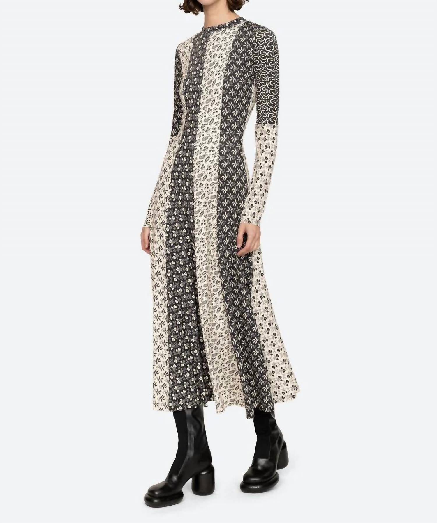 Sea - Panna Printed Spandex Maxi Dress