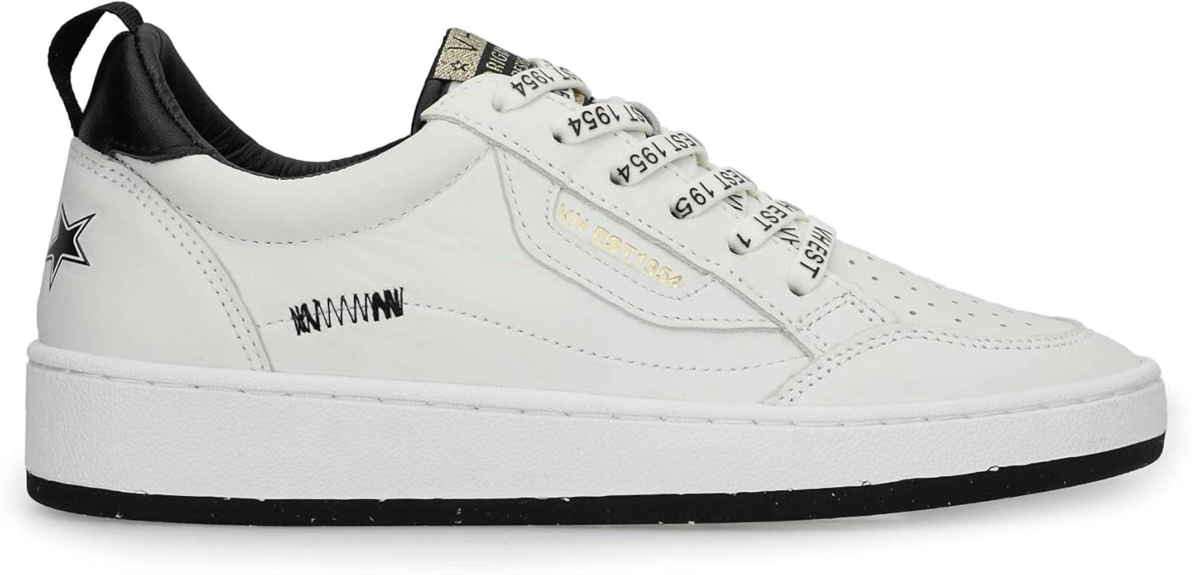 Vintage Havana Women's Swag 1 Shoes in white black - women's sneaker