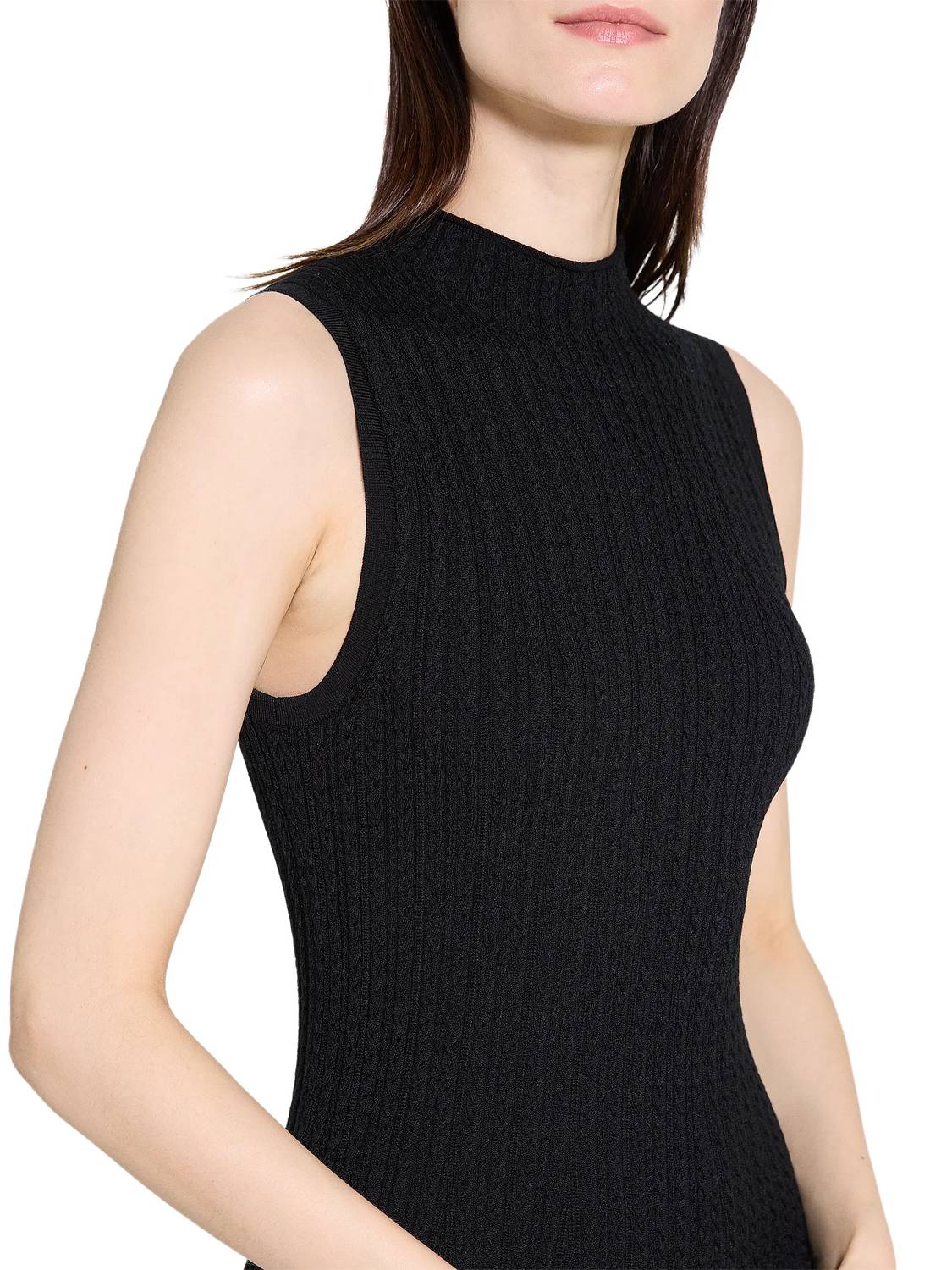 Theory - Cable-knit Midi Dress