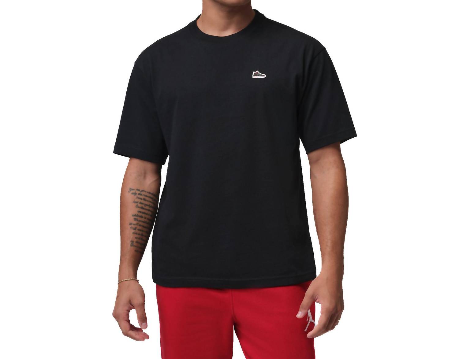 Jordan Men's Sneaker Patch T-shirt in black - men's sweater