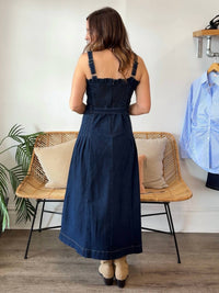 Moon River - Ensley Denim Midi Dress