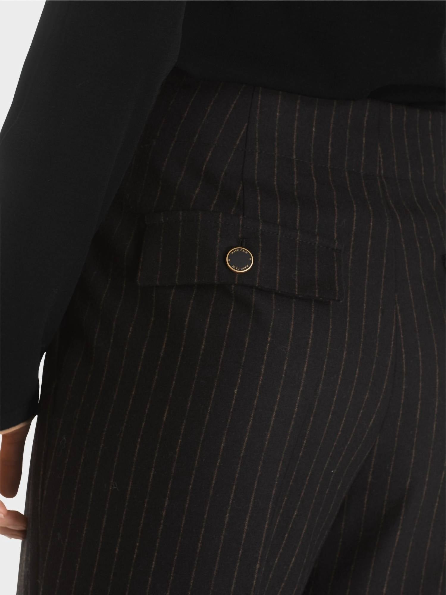 Marc Cain - Wool Blend Straight Trouser