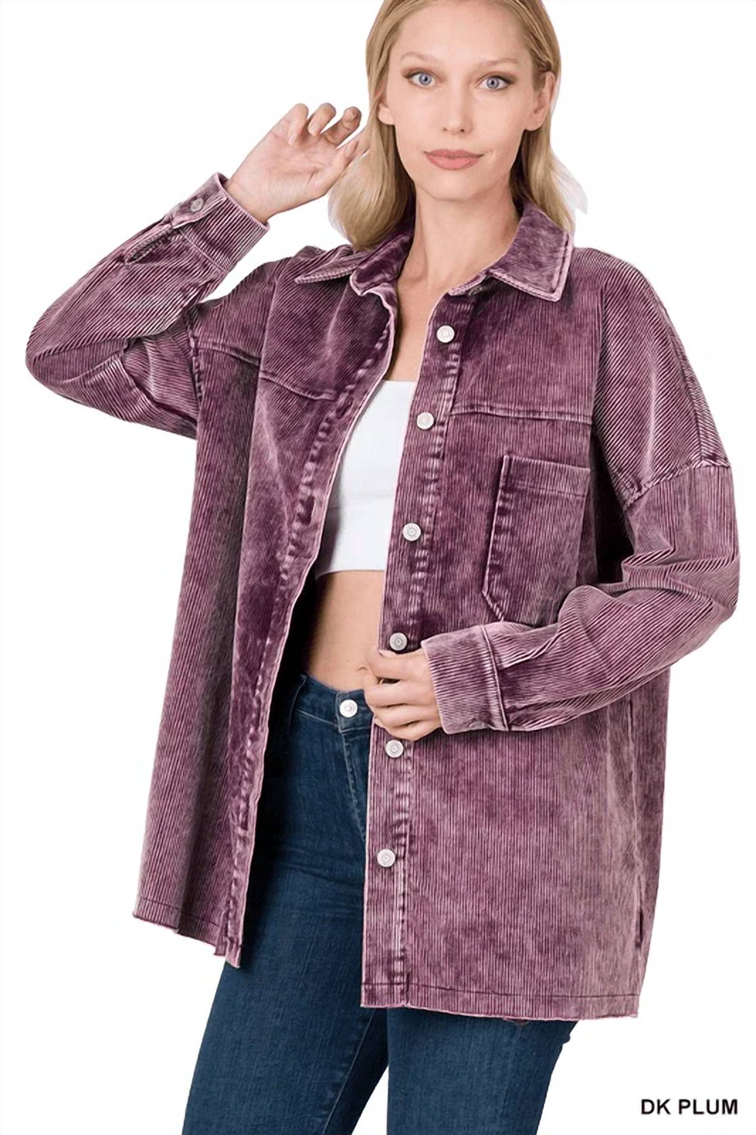 Zenana - Vintage Vibes Shacket