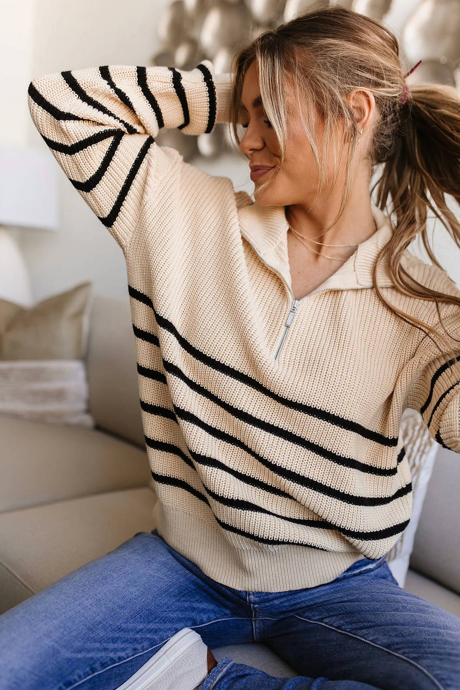 Ampersand Ave - Halfzip Sweater