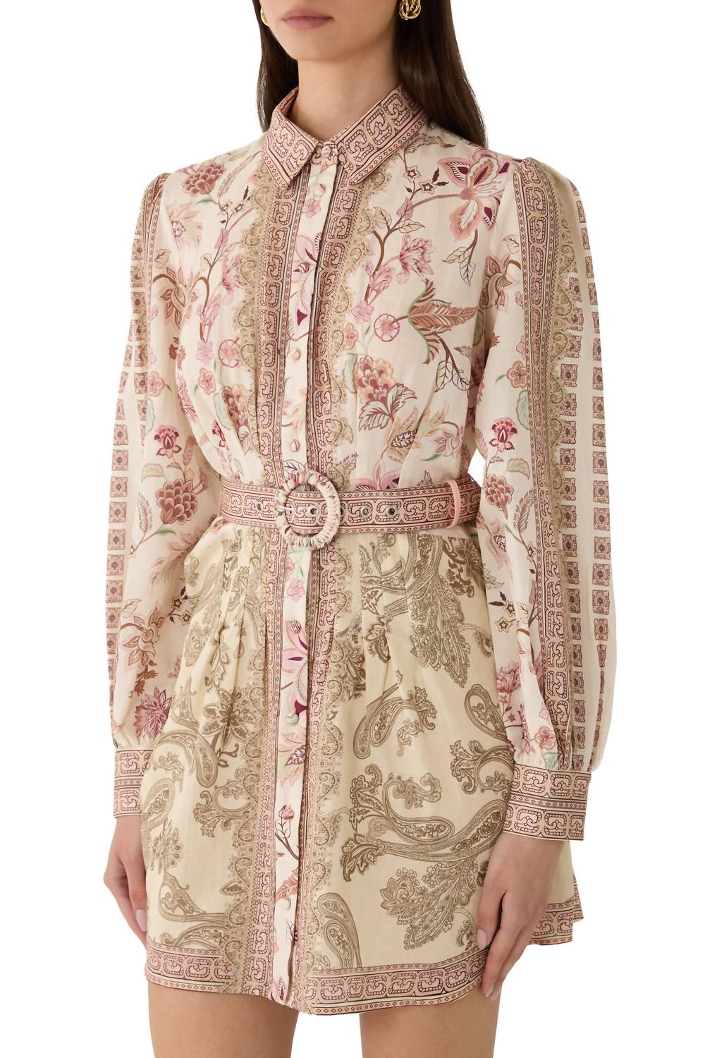Hemant & Nandita - Dani Belted Mini Dress