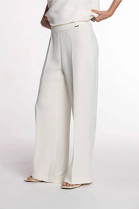 Naulover - Straight Leg Double Crepe Pant