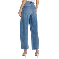 Veronica Beard Ryder Saddle Jean in blue - women's jeans - alternate view