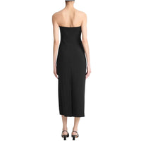 Vince - Side Pleat Strapless Dress