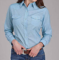 Roper - Women's Mini Cross Print Shirt