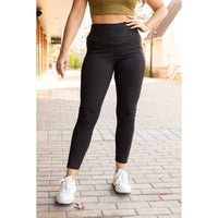 Julia Rose - Adriana Tummy Control Full Length Leggings With Pockets
