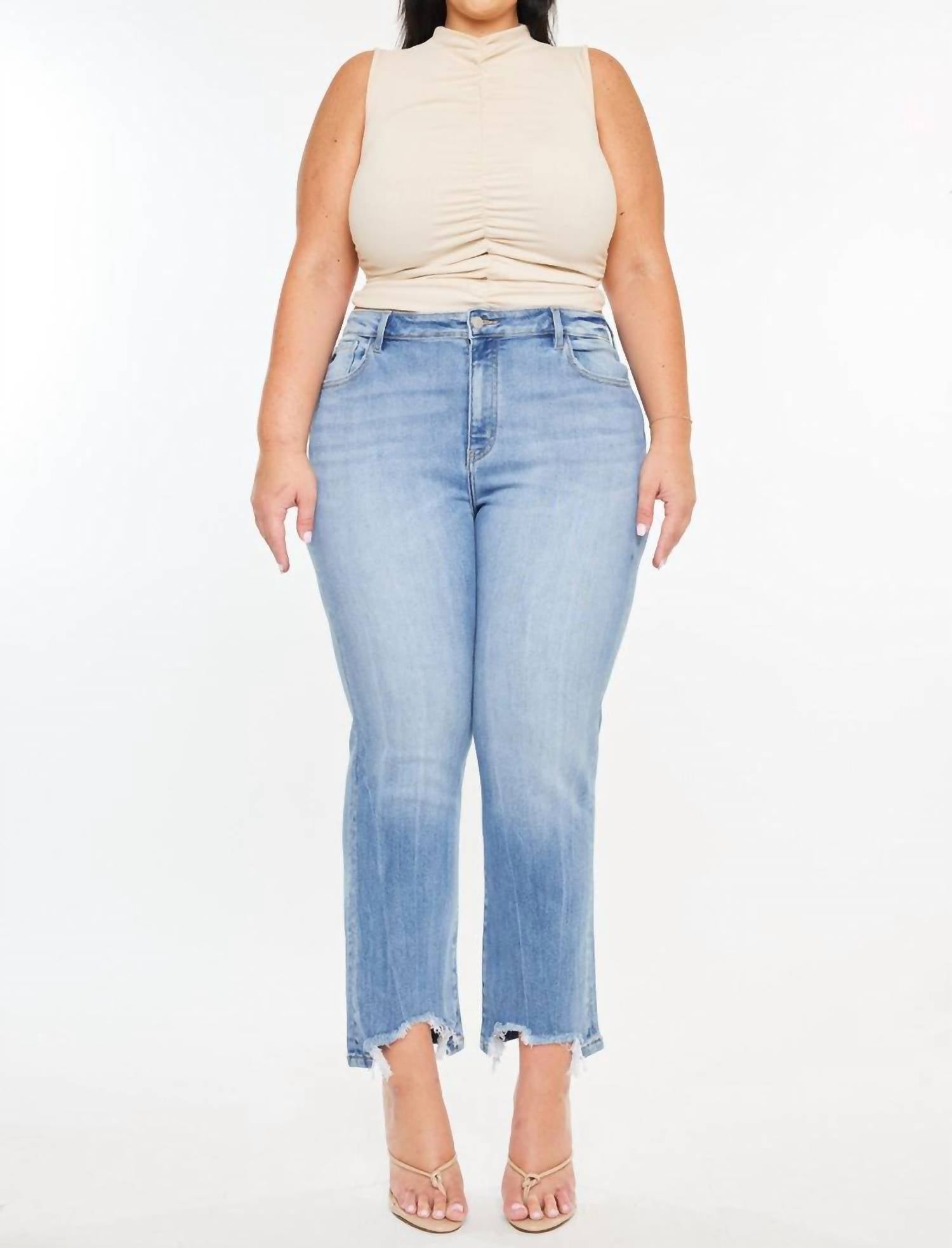 Kancan - Ellie Curvy Crop Jeans