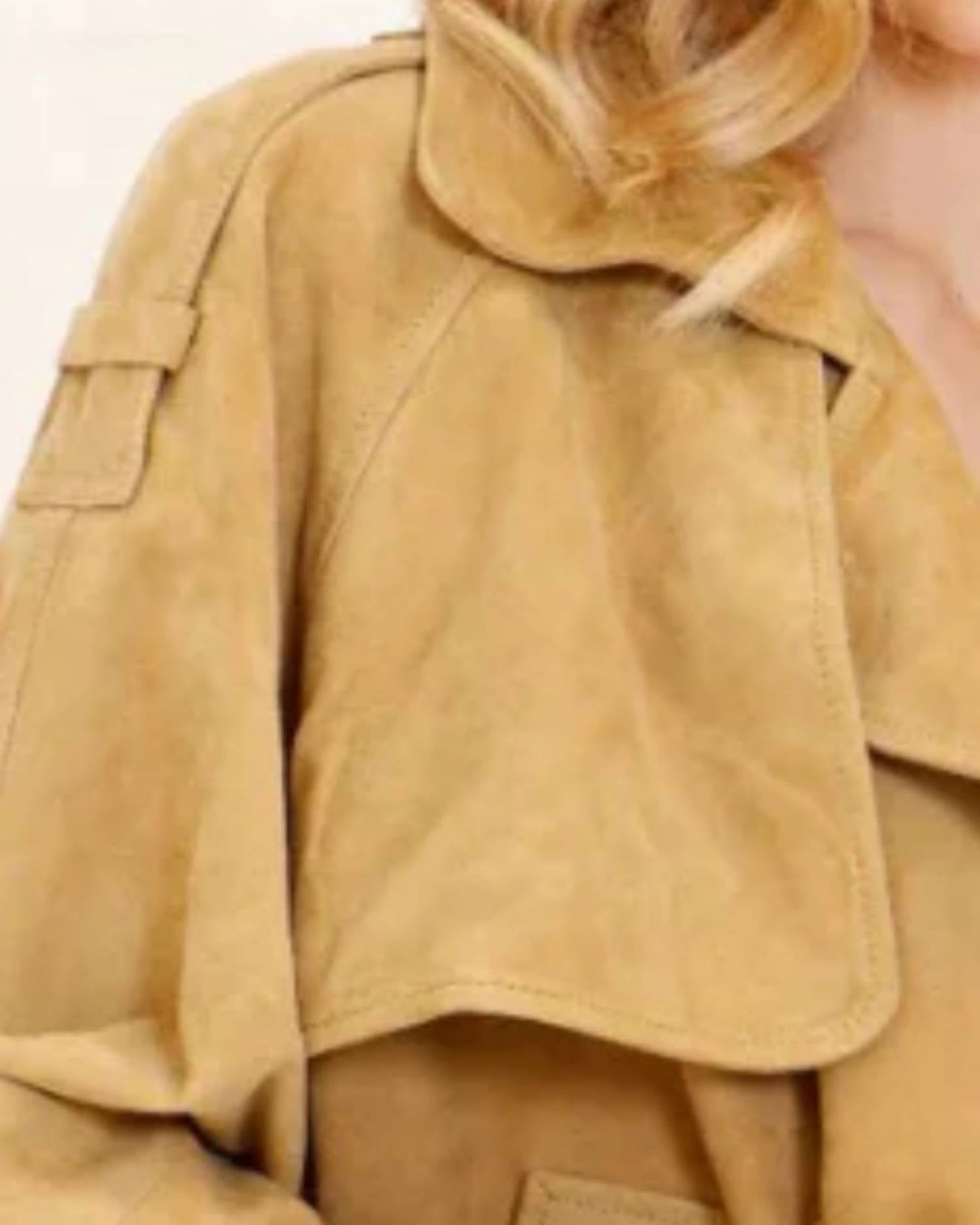 Twelfth Street By Cynthia Vincent - Suede Leather Jacket