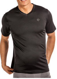 Rock & Roll Denim Performance V Neck T Shirt in black - men's t-shirt