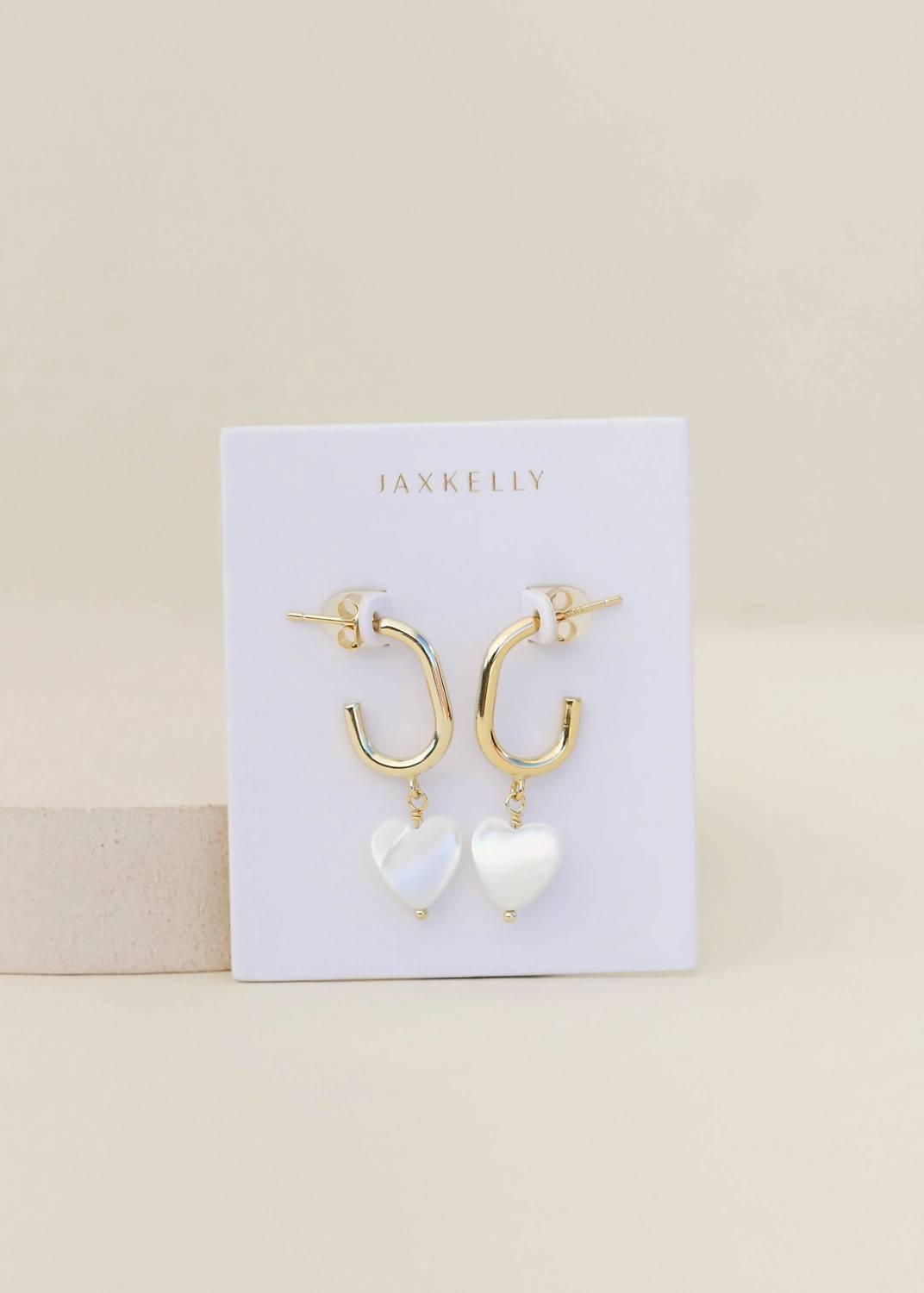 Jaxkelly - Women's Heart Drop Earrings