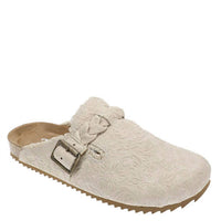 Very G Women's Iris Tooled Clog in cream - women's shoe