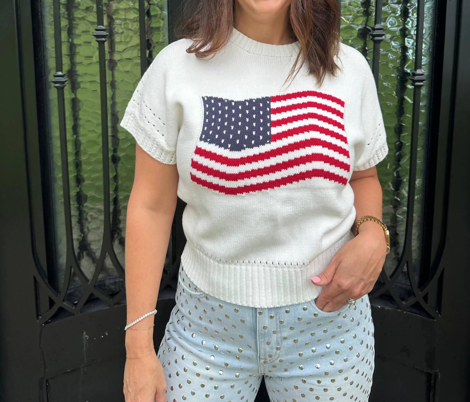 Pinch - Stars And Stripes Sweater Top