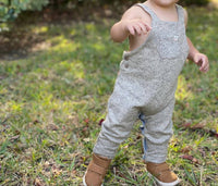 ME & HENRY Gleason Jersey Overalls in oatmeal - kids' item