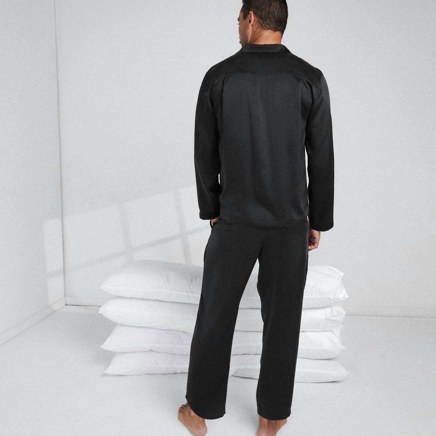 Lunya - Men's Washable Silk Button Up Set