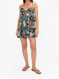 Show Me Your Mumu Suarez Ruffle Dress in jungle mirage print - women's dress - view 4