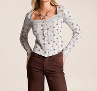 Free People - Lets Party Cardi Top