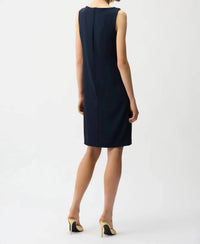 Joseph Ribkoff - Asymmetric Neck Shift Dress